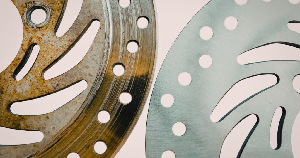 Surface rust on your Toyota's brake rotors can also cause a grinding sound when braking