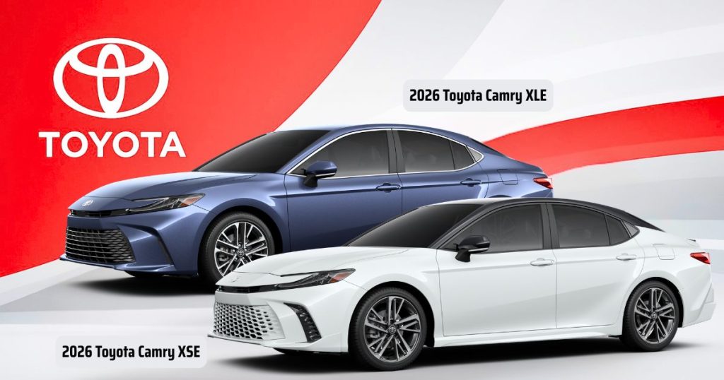 The 2026 Toyota Camry XLE and XSE for sale at Dalton Toyota National City