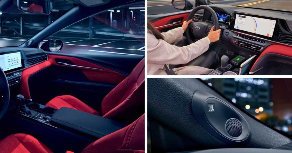 The 2026 Toyota Camry has an open concept design with high-tech features in it.
