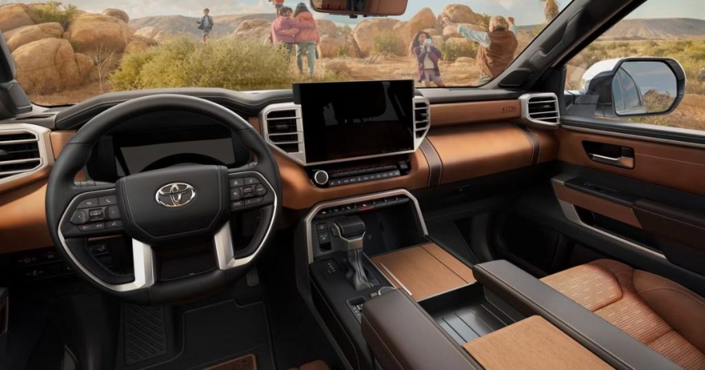 The 2026 Toyota Sequoia 1794 Edition premium Saddle Tan interior