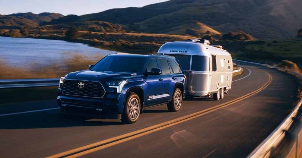 The 2026 Toyota Sequoia comes with smart tools for towing