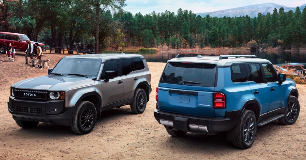 The 2026 Toyota Land Cruiser 1958 has a heritage-inspired design.