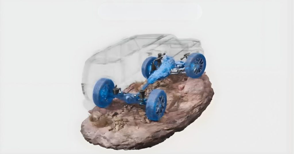 The full-time 4WD of the 2026 Land Cruiser