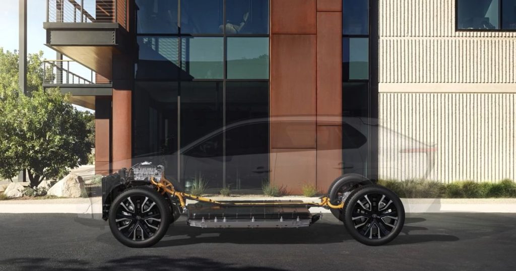 The e-TNGA platform of the 2026 Toyota bZ XLE for stability