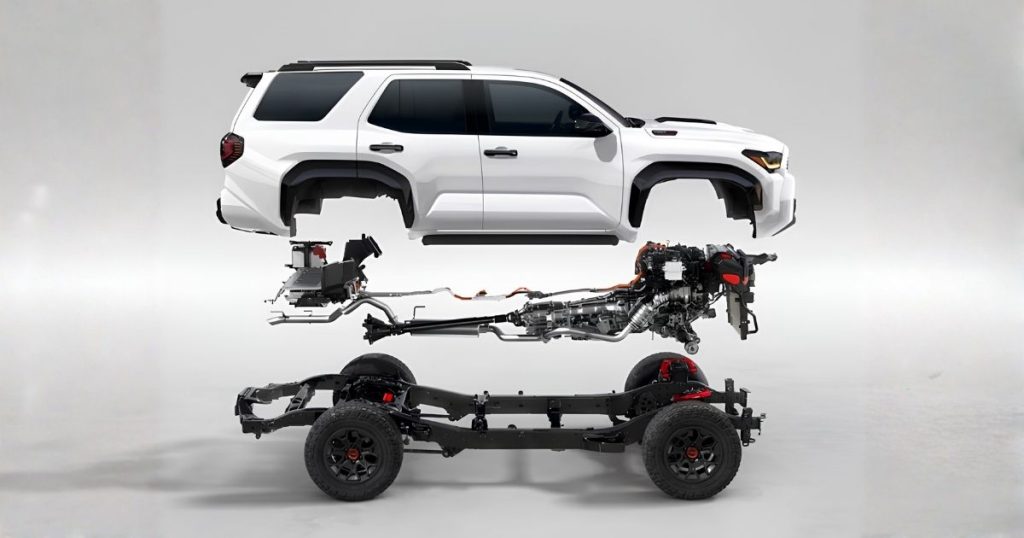 The TNGA-F Chassis as standard feature across all the 2026 Toyota 4Runner trims