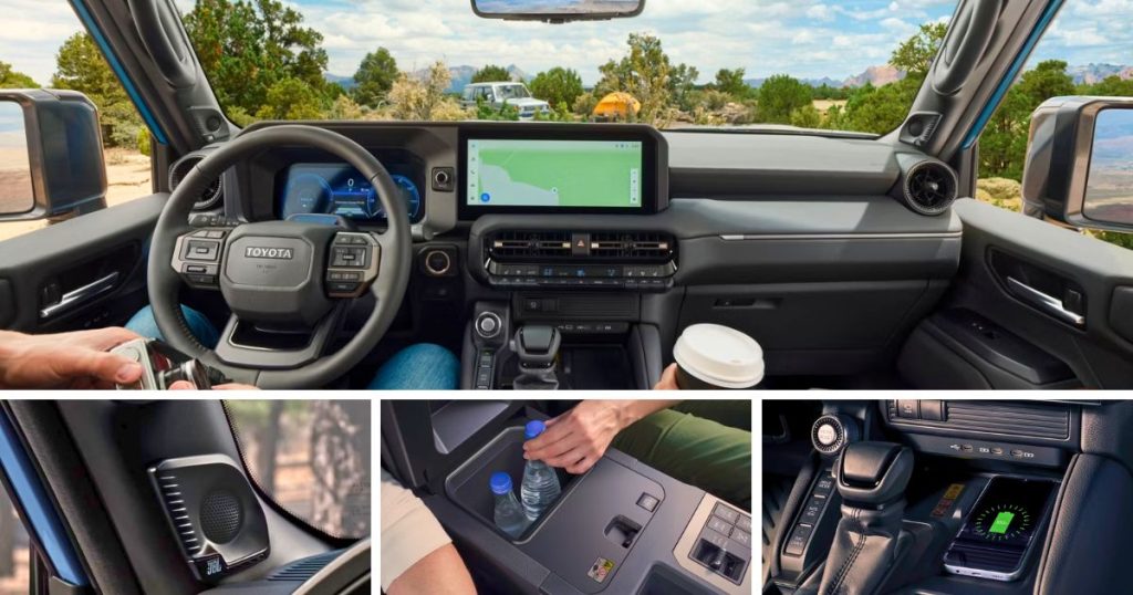 Key interior features of the 2027 Toyota Land Cruiser
