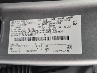 2018 Ford F-150 XL