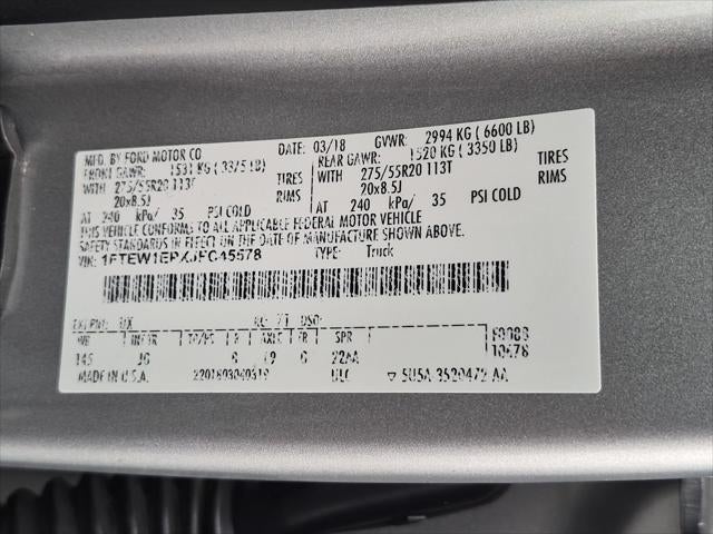 2018 Ford F-150 XL
