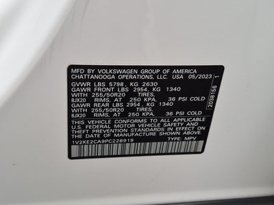 2023 Volkswagen Atlas 3.6L V6 SE with Technology