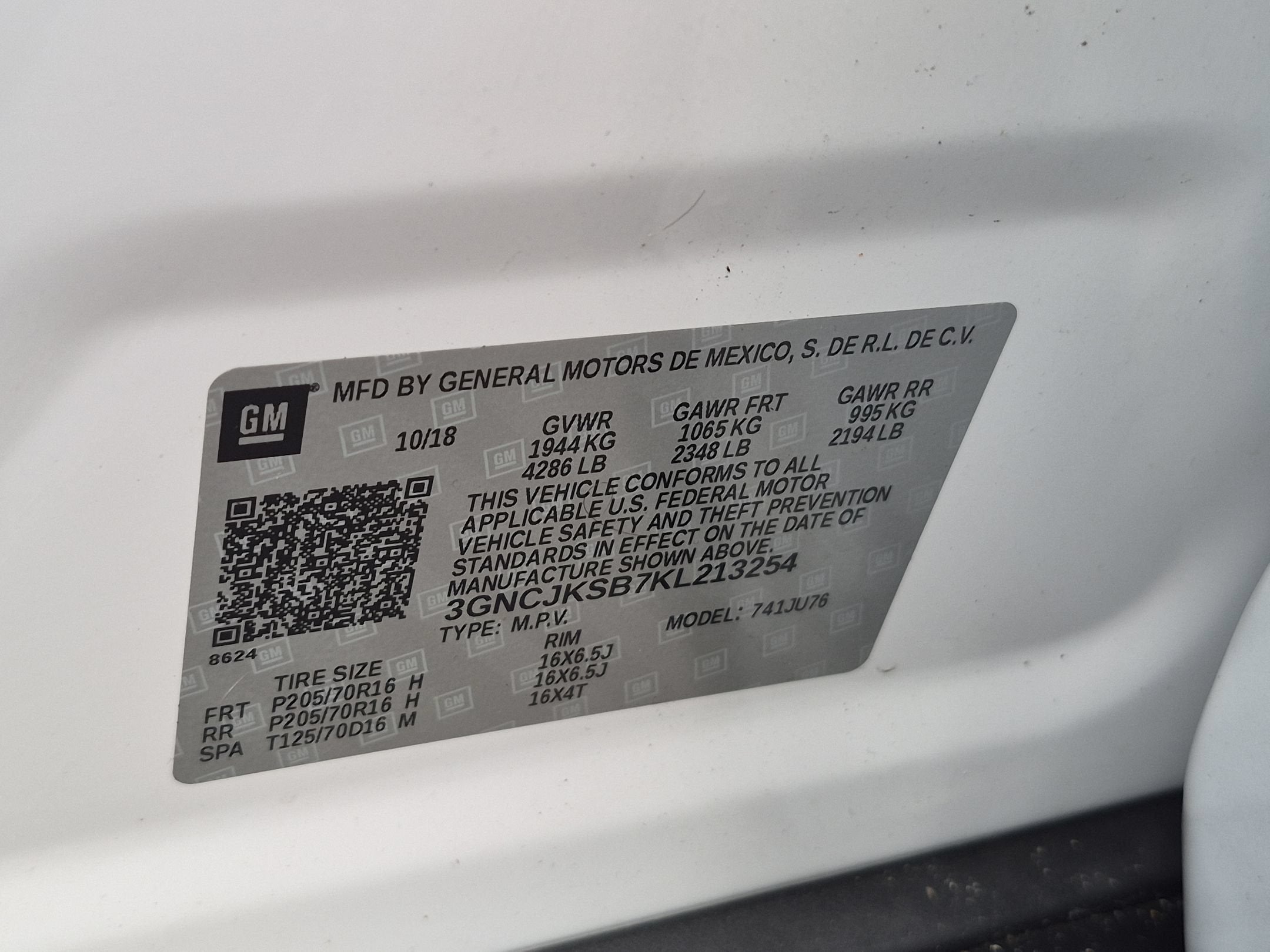 2019 Chevrolet Trax LS