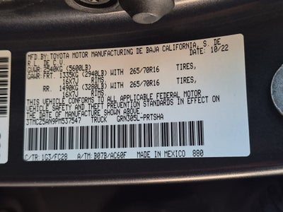 2023 Toyota Tacoma Trail Edition