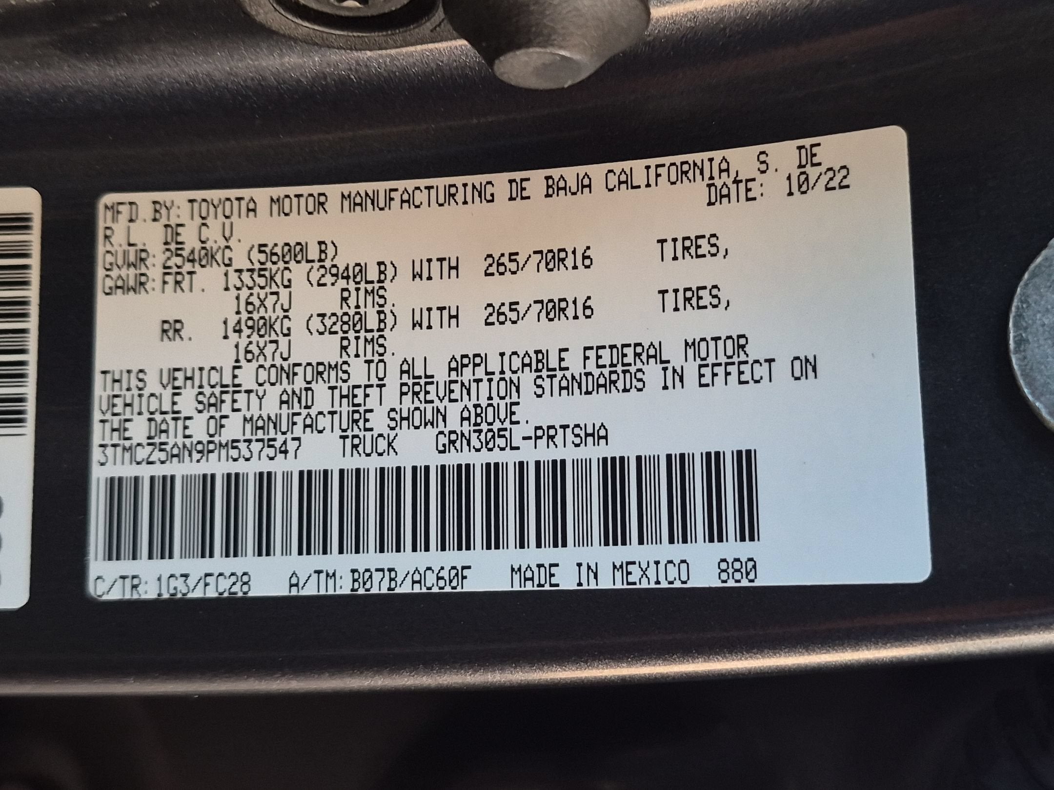 2023 Toyota Tacoma Trail Edition