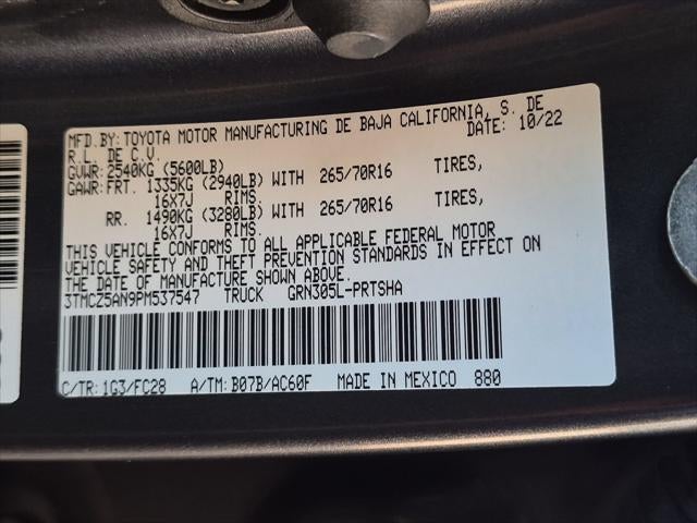 2023 Toyota Tacoma Trail Edition