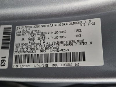 2026 Toyota Tacoma SR5