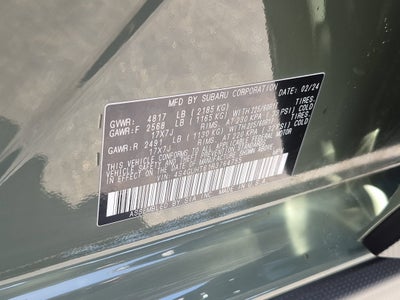 2024 Subaru Crosstrek Wilderness
