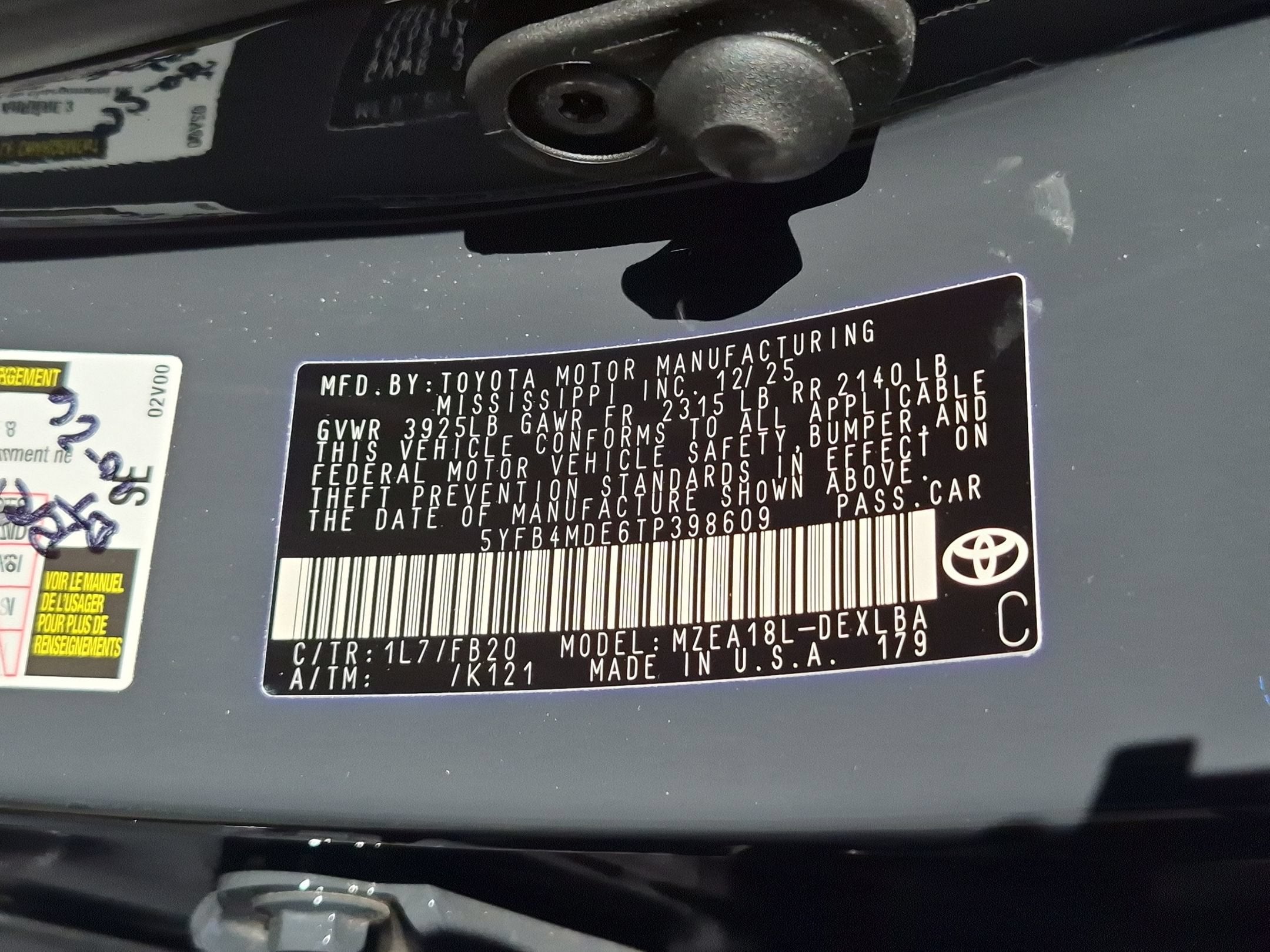 2026 Toyota Corolla LE