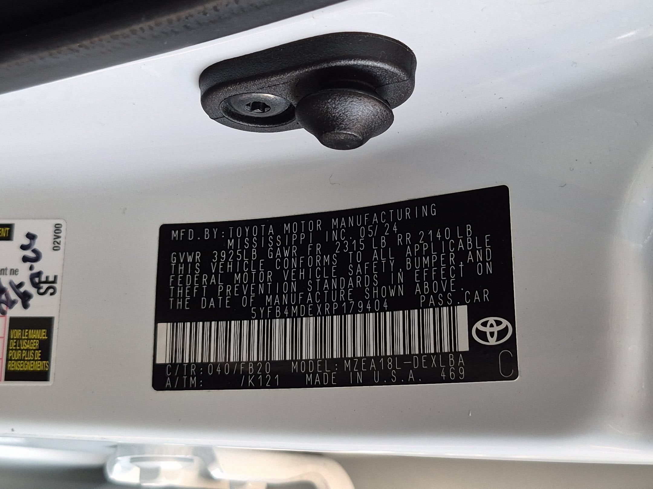 2024 Toyota Corolla LE