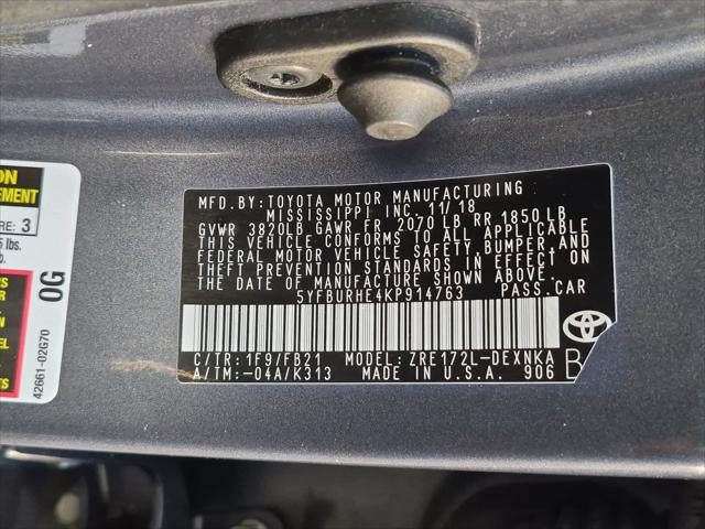 2019 Toyota Corolla LE
