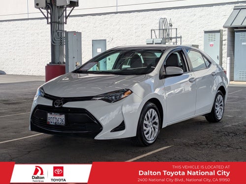 2018 Toyota COROLLA WHITE