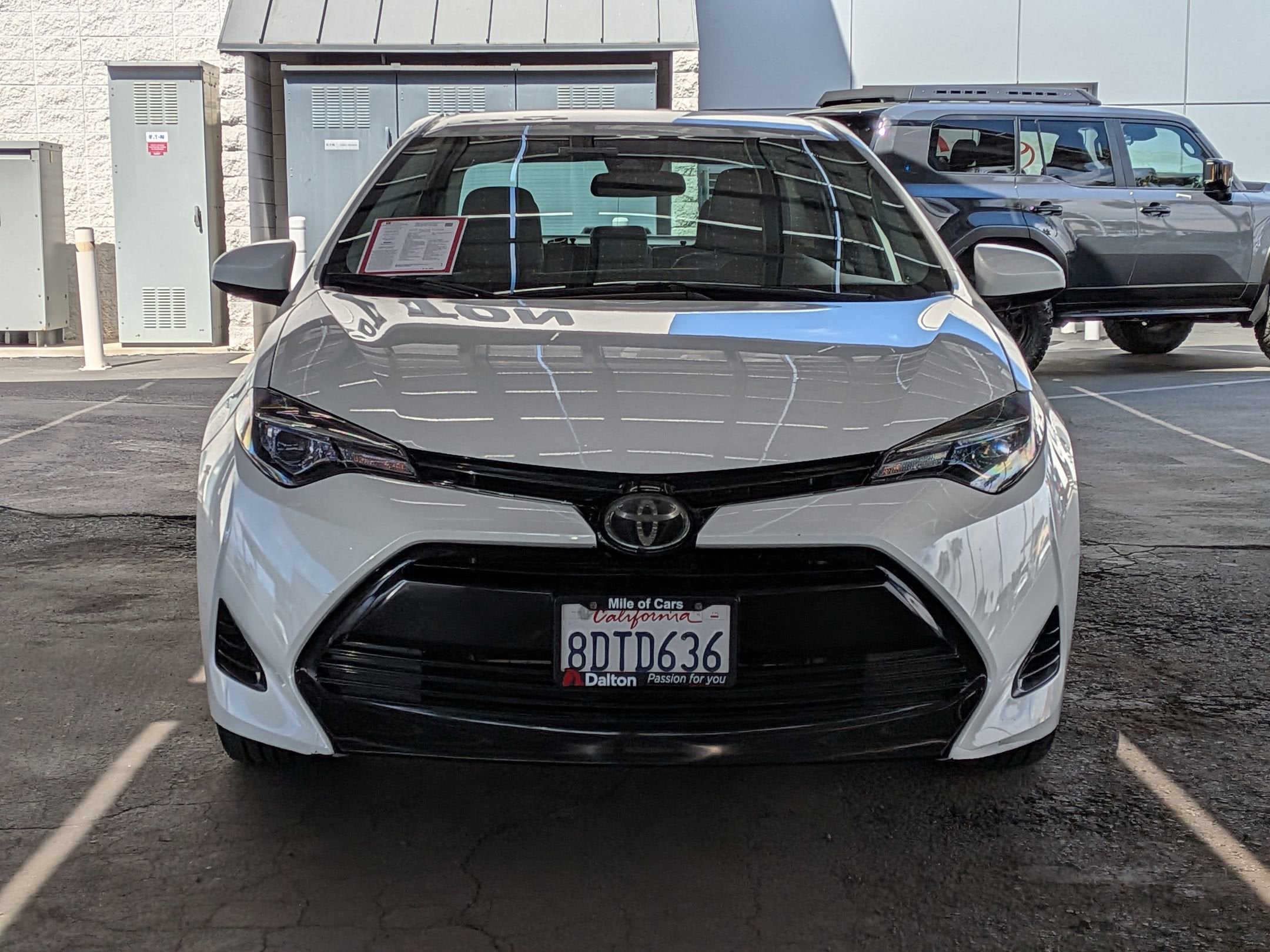 2018 Toyota COROLLA WHITE