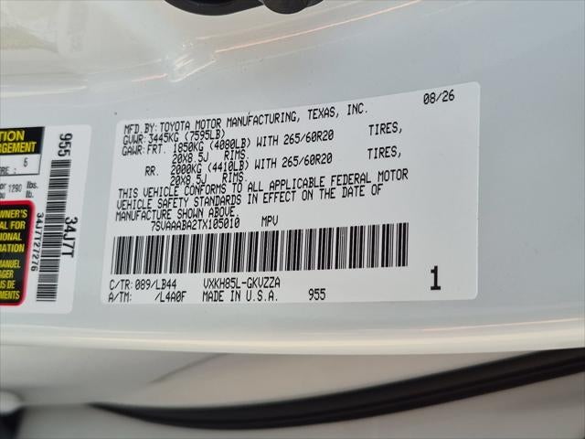 2026 Toyota Sequoia 1794 Edition