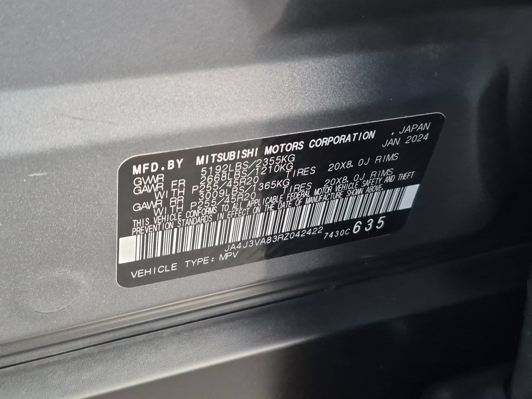 2024 Mitsubishi Outlander SE