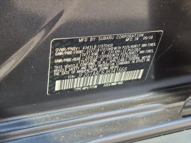2018 Subaru Crosstrek 2.0i