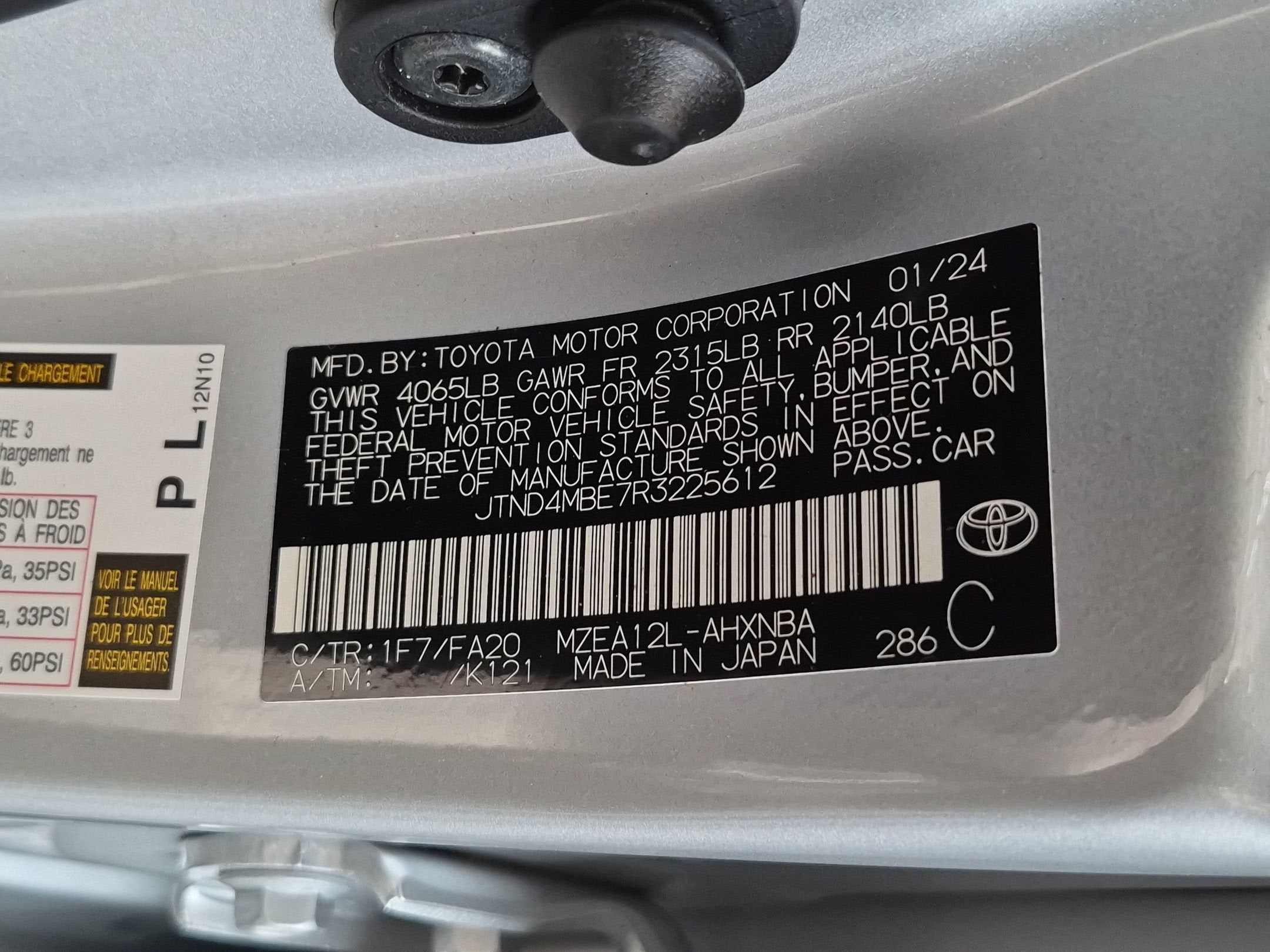 2024 Toyota Corolla Hatchback SE