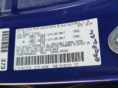 2024 Toyota Tacoma SR5