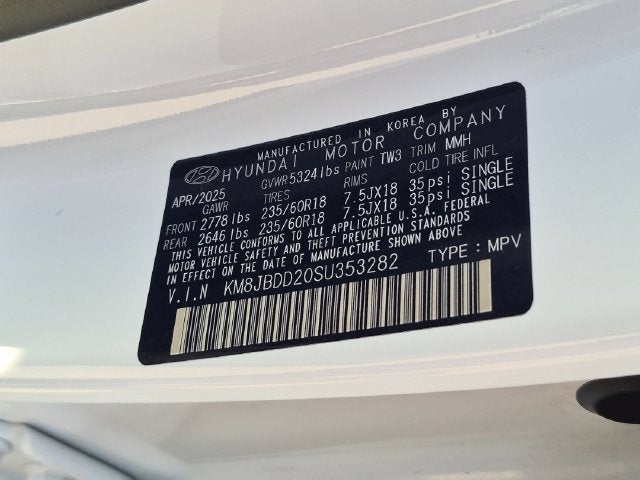 2025 Hyundai Tucson Plug-In Hybrid SEL