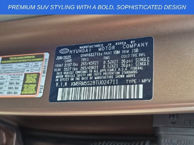 2026 Hyundai Palisade Calligraphy