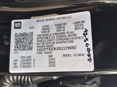 2025 Chevrolet Colorado Trail Boss