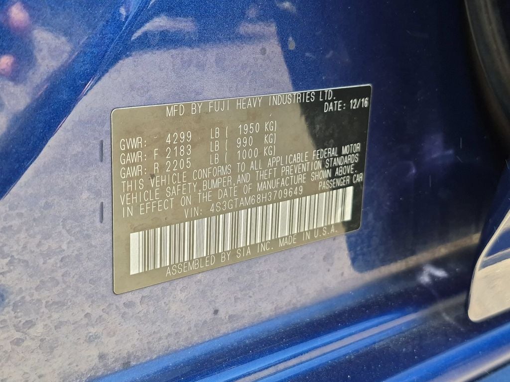 2017 Subaru Impreza 2.0i Sport