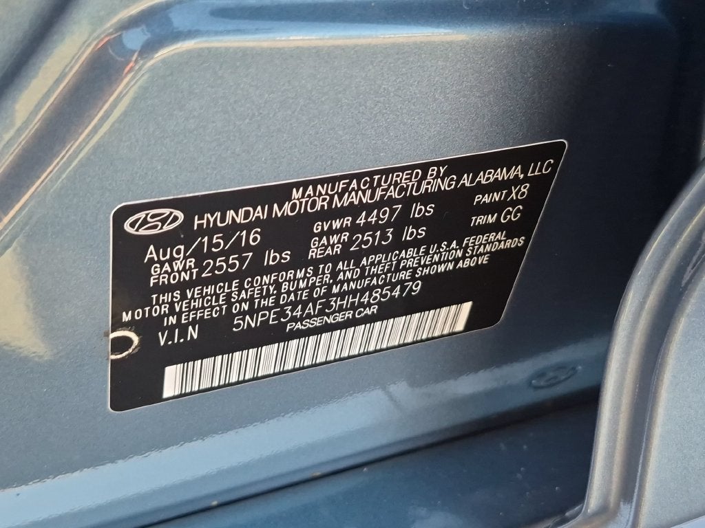 2017 Hyundai Sonata Sport