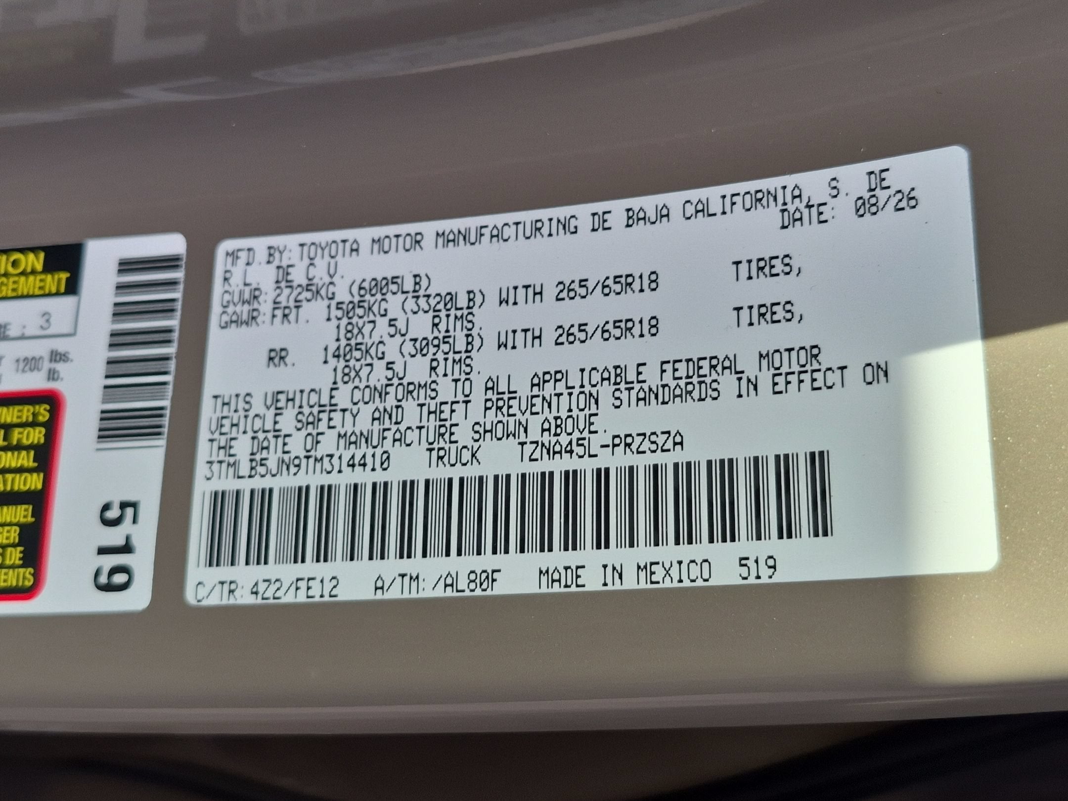 2026 Toyota Tacoma TRD Sport