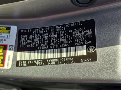 2026 Toyota Camry XSE