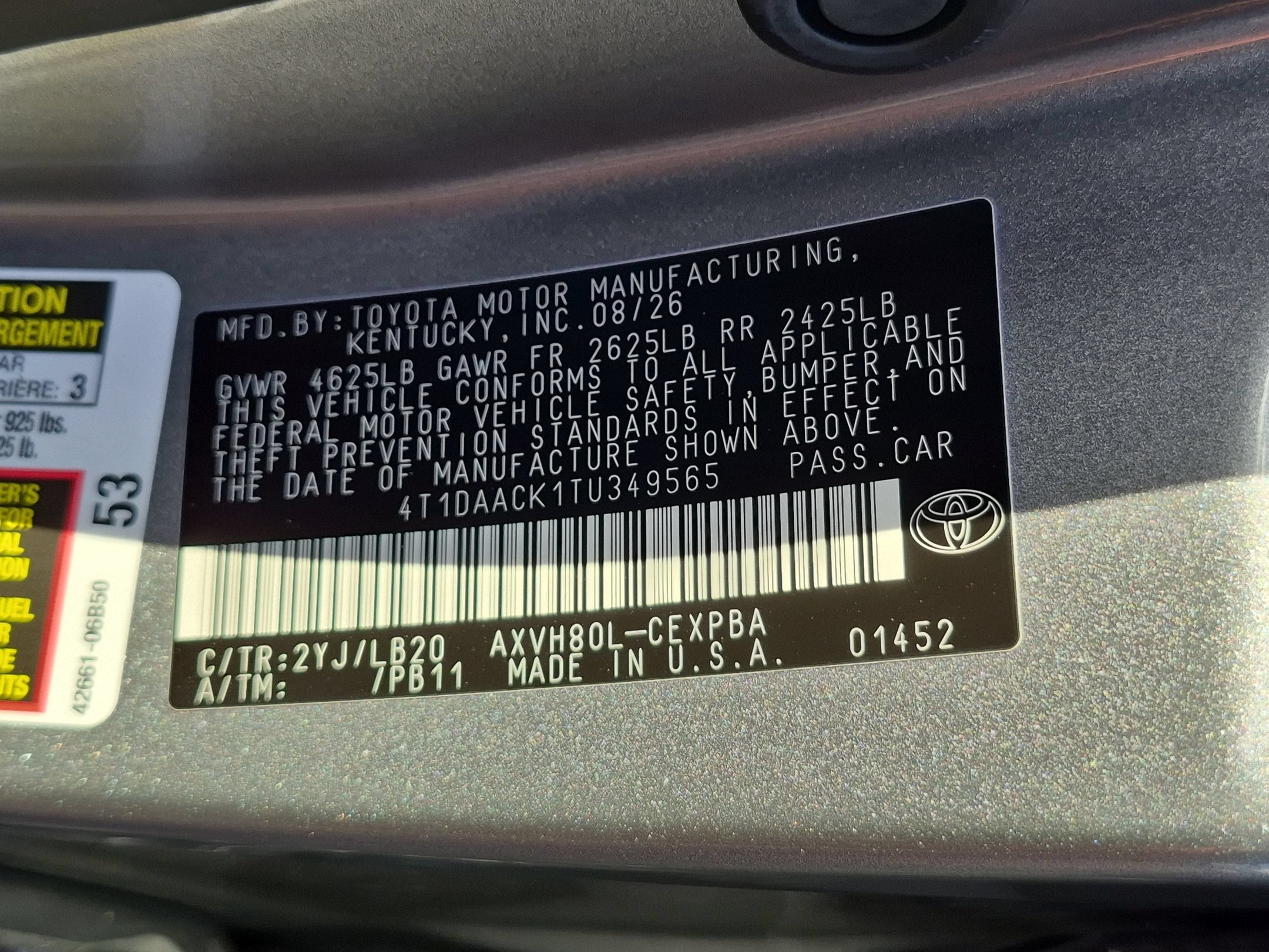 2026 Toyota Camry XSE