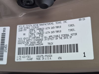 2026 Toyota Tundra SR5