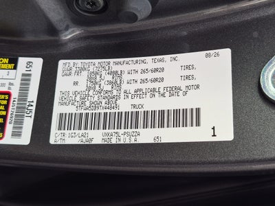 2026 Toyota Tundra Platinum