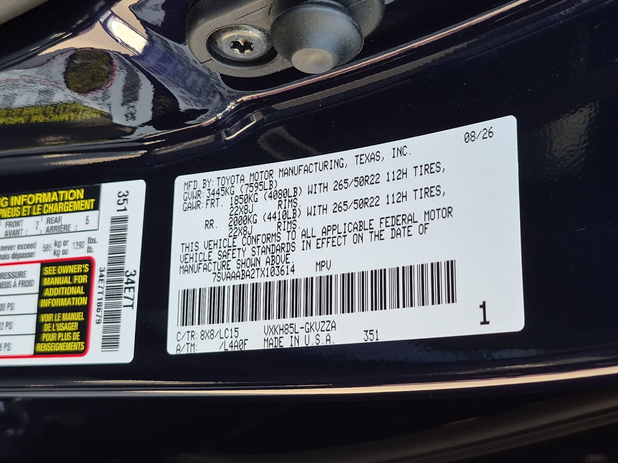 2026 Toyota Sequoia Capstone