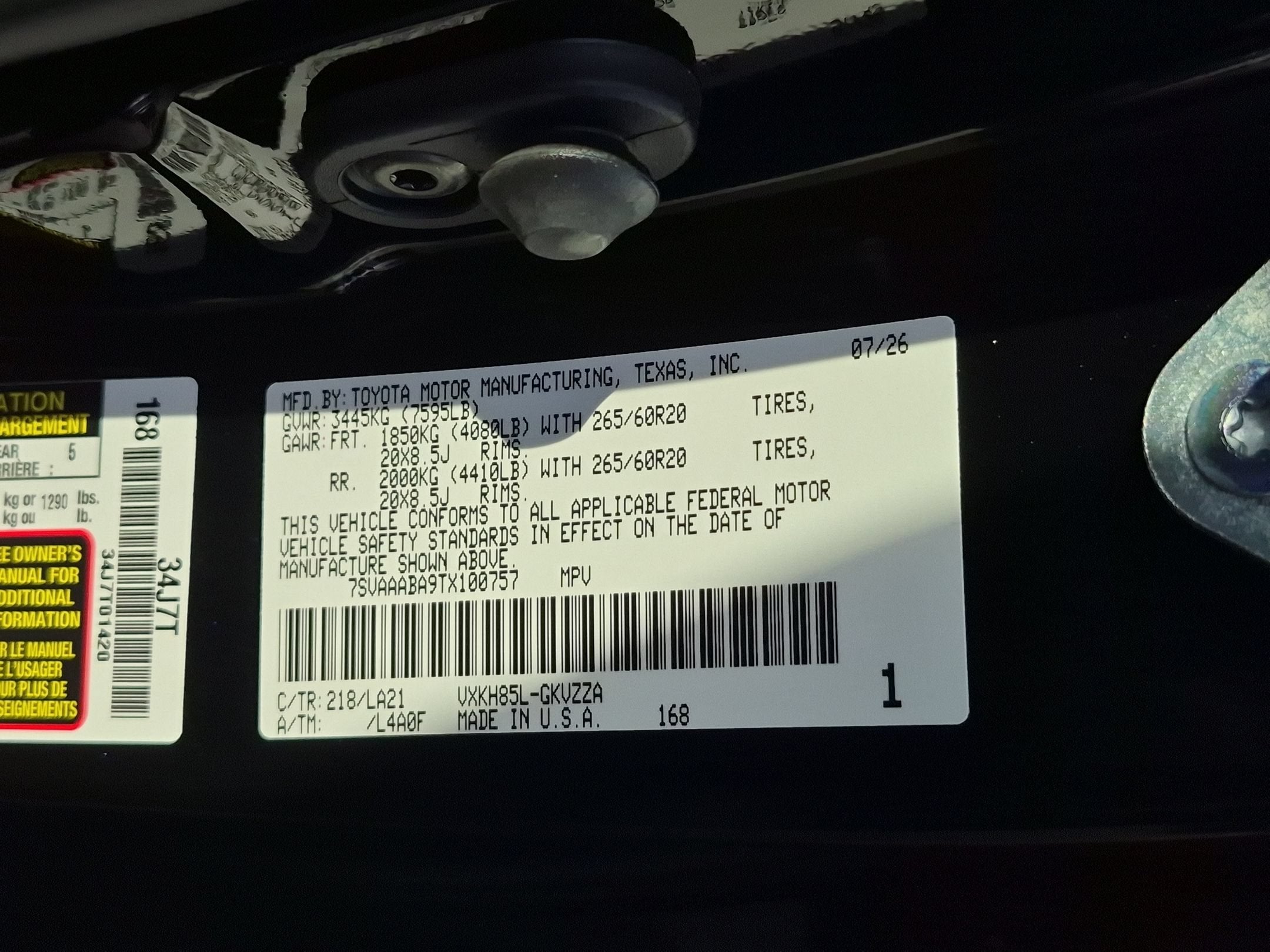 2026 Toyota Sequoia Platinum