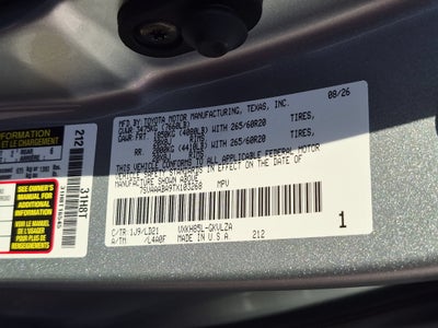 2026 Toyota Sequoia Limited