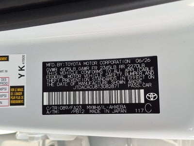 2026 Toyota Prius Plug-in Hybrid SE