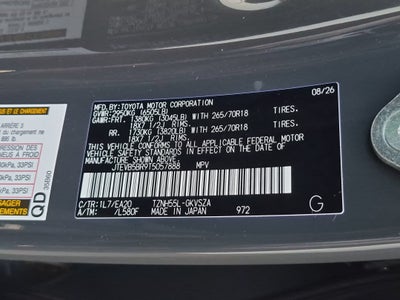 2026 Toyota 4Runner i-FORCE MAX 4Runner TRD Off-Road Premium