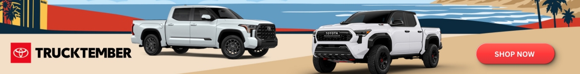 all New Tacoma and Tundra inventory