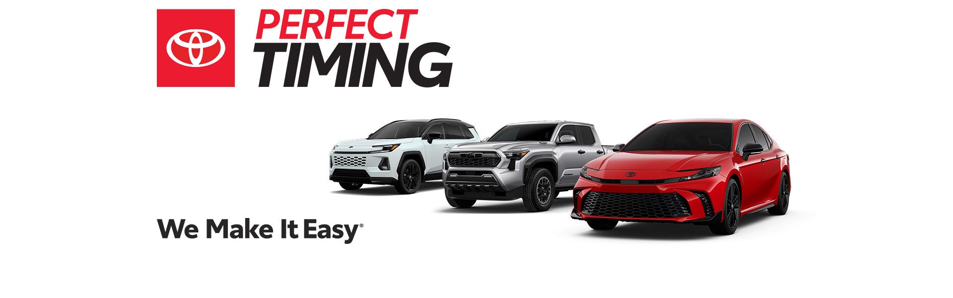 perfect timing sales event