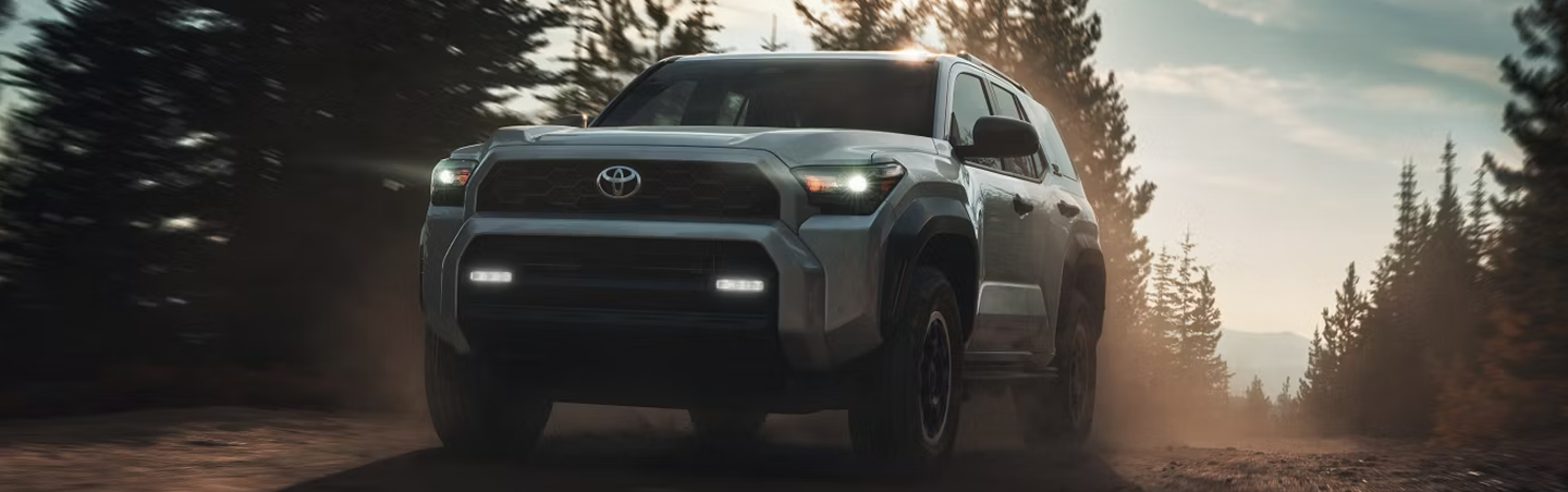 4Runner technology on a scenic mountain pass