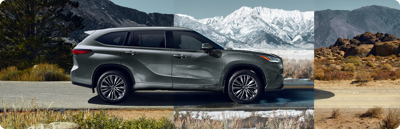 Highlander on off-road terrain