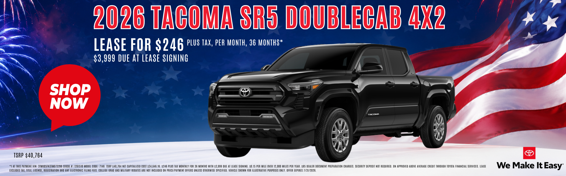 tacoma lease